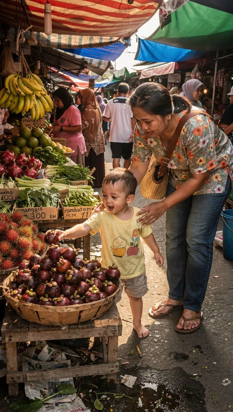A family cooking together in a bright kitchen, illustrating fun and healthy meal preparation habits.